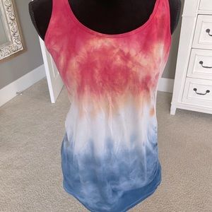 Red, White and Blue Maternity Tank
